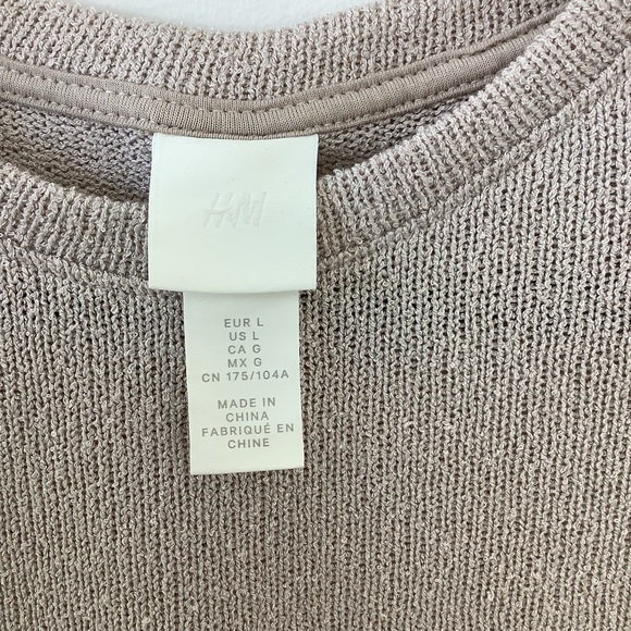 H&M Tank top Beige size L - Picture 3 of 7